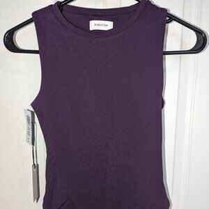 ARITZIA BABATON CONTOUR MUSCLE BODYSUIT BNWT! DEWBERRY PURPLE XS
